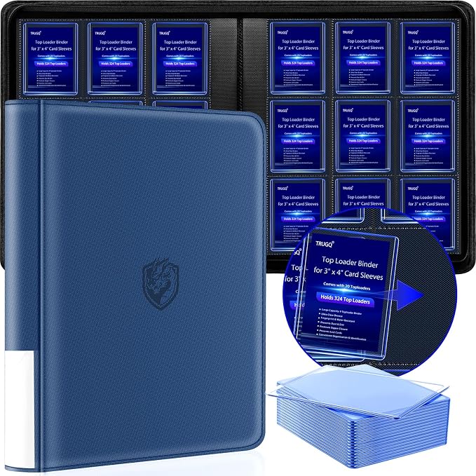 Toploader Binder Holds 324 Toploaders - 20 Toploaders